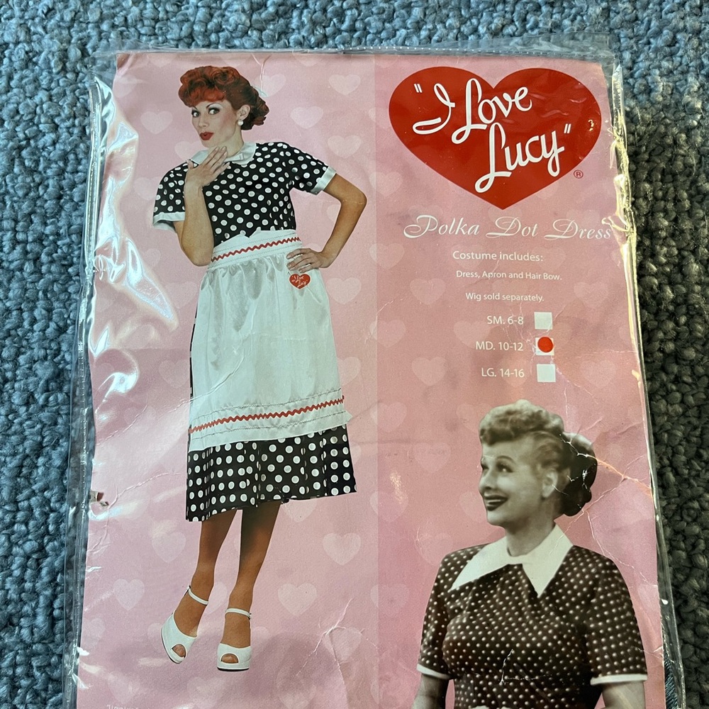 I Love Lucy Polka Dot Dress Costume